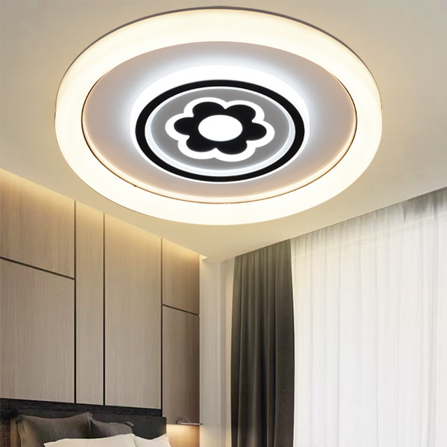 Fancy Smart Home Lamp Remote Control Fixtures Modern House Mounted Design Hall Dinning Room Indoor Led Ceiling Light