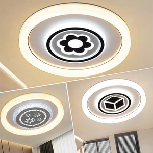 Fancy Smart Home Lamp Remote Control Fixtures Modern House Mounted Design Hall Dinning Room Indoor Led Ceiling Light