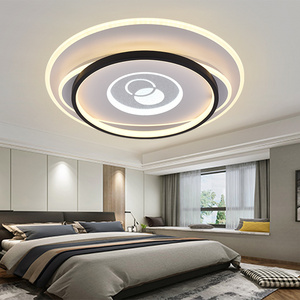 Smart Fancy Fixtures Modern Flush Mounted Ceil Lighting Living Room Bedroom Round Led Ceiling Light Indoor Lighting Ceiling