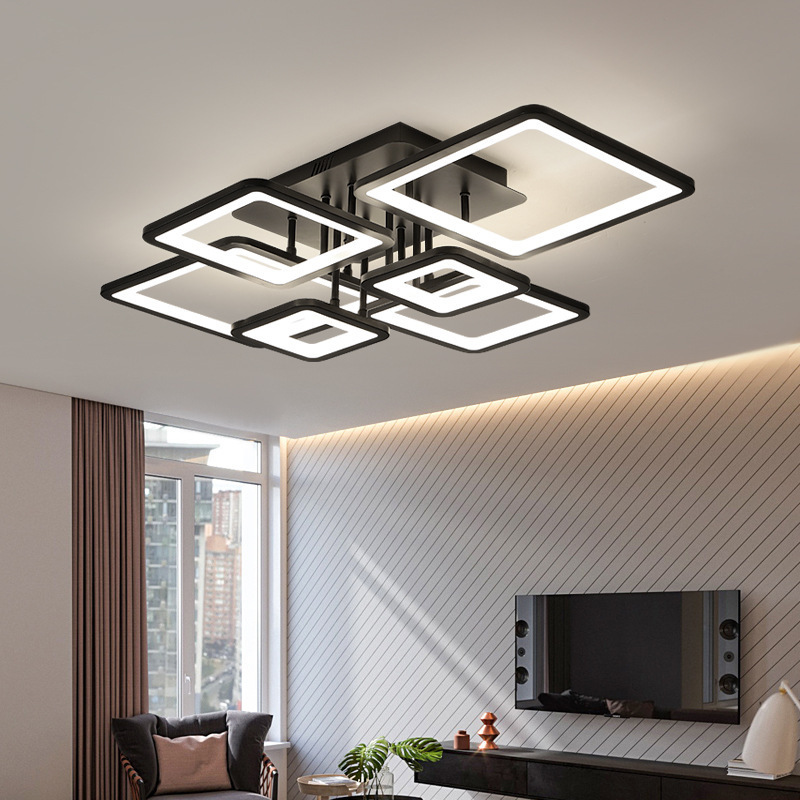 Newly Designed Small Sofa Living Room Living Smart Home Bedroom Square LED Ceiling Light Lamp Indoor Lighting Ceiling