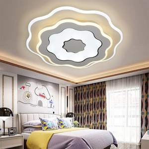 Modern Decoration Bedroom Lamp Warm White Living Room Light Fashion Home Round Flower Led Ceiling Lights Fixtures