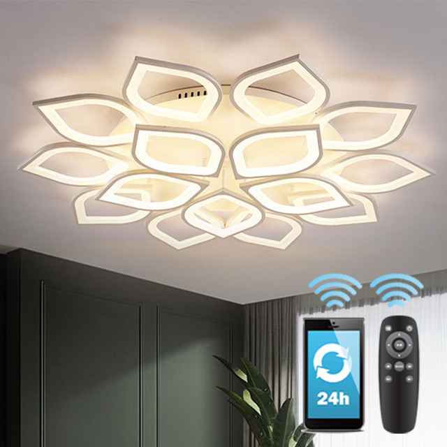 Creative Design Lamps Petal Shape Ceiling Light Bedroom Led Ceiling Light Fixtures Led Flush Mount Ceiling Light For Home Decor