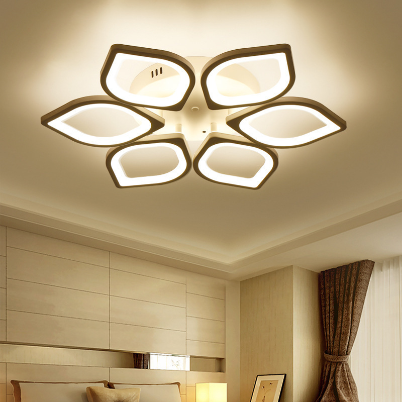 Creative Design Lamps Petal Shape Ceiling Light Bedroom Led Ceiling Light Fixtures Led Flush Mount Ceiling Light For Home Decor