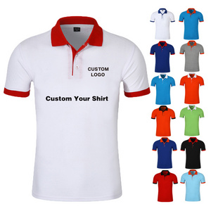 Hot selling Golf Shirt Polo T-shirt Men's cotton custom polo shirt with embroidered logo