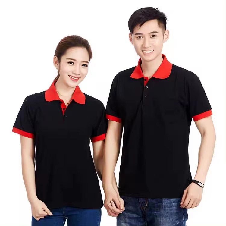 Casual   Golf polo shirt Custom logo embroidery  Polyester working cotton men's  shirt custom  mens t shirts for men