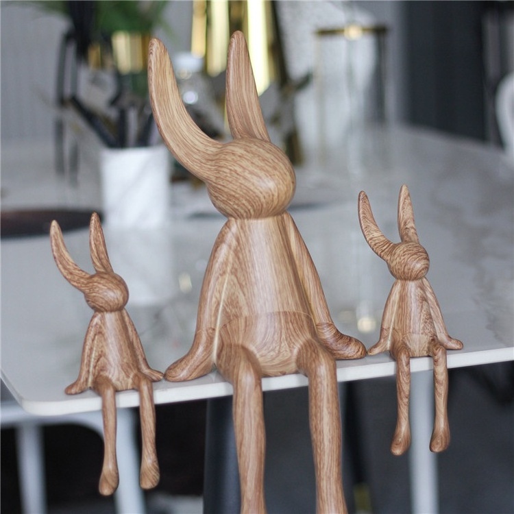 Wholesale Hot Sale Statues Craft Supplies Creative Pop Figurine Diy Resin Sculptures Home Decoration