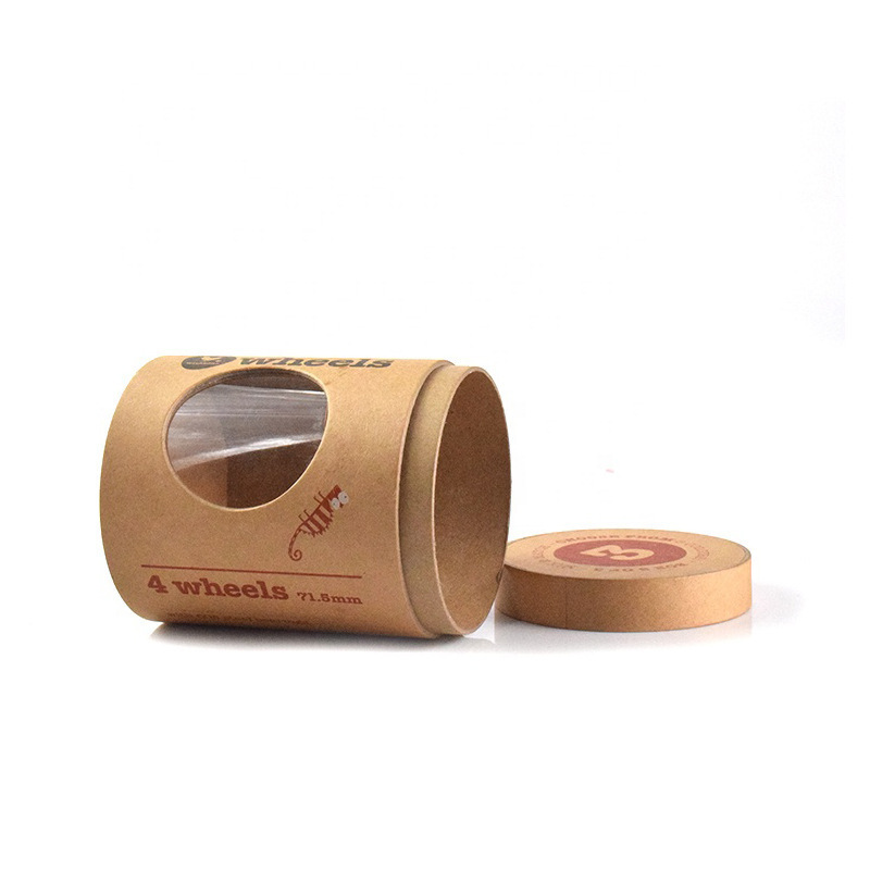 Biodegradable Luxury Unique Custom Round Cardboard Container Kraft Paper Tube T Shirt Packaging