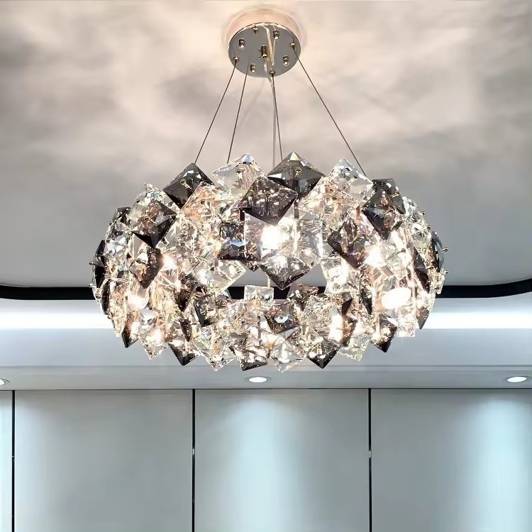 Led Modern K9 Crystal Chandeliers Rustic Bedroom Dining Room Pendant Light Fixtures Lighting Chandeliers Ceiling Luxury