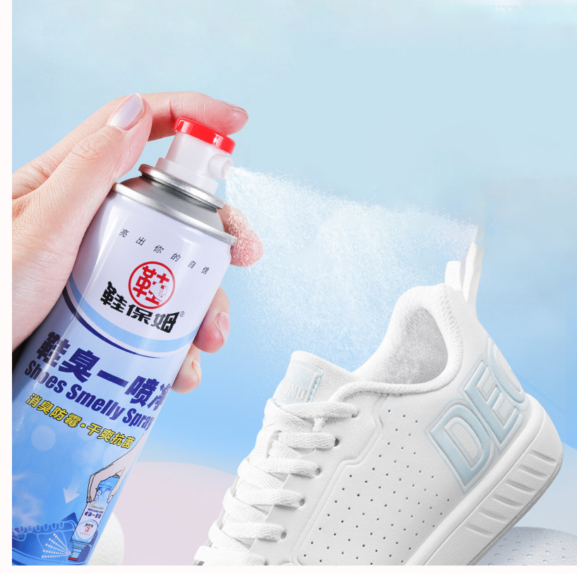 Hot selling water repellent antibacterial shoes rack cabinet box deodorization spray travel sneaker shoe deodorizer