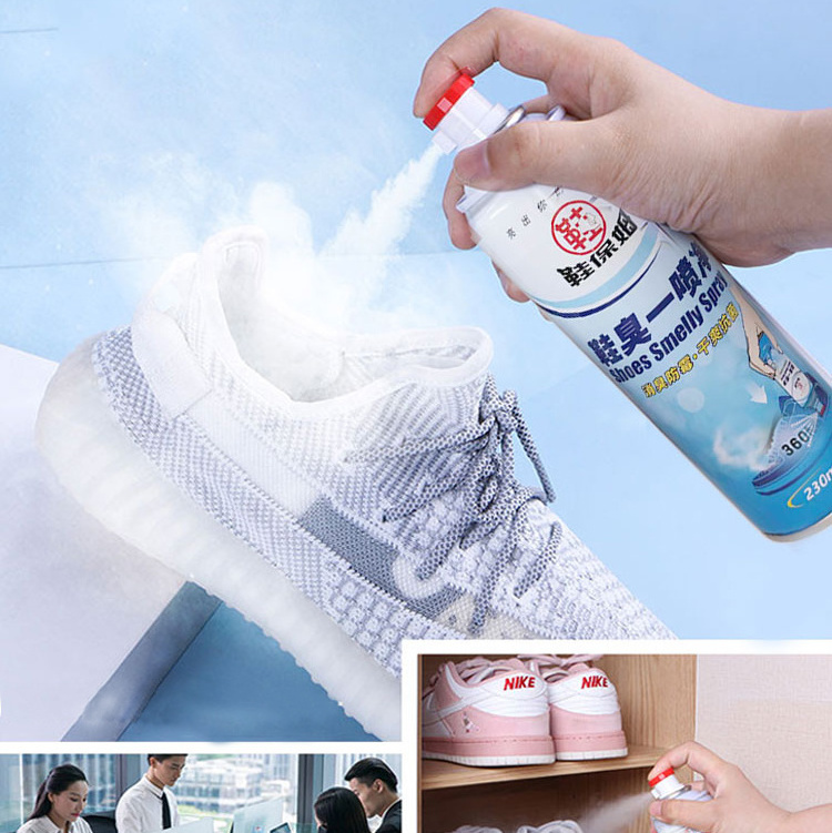 Free sample sneaker shoe and socks gym bag locker spray shoe deoderizer freshener