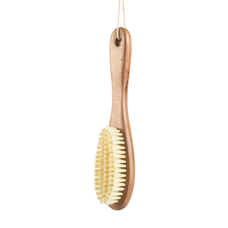 Handle Cleaning Shoe Brush manual Horsehair Bristle Plastic Large Size Wood Silk Cleaning Products Shoes Sole