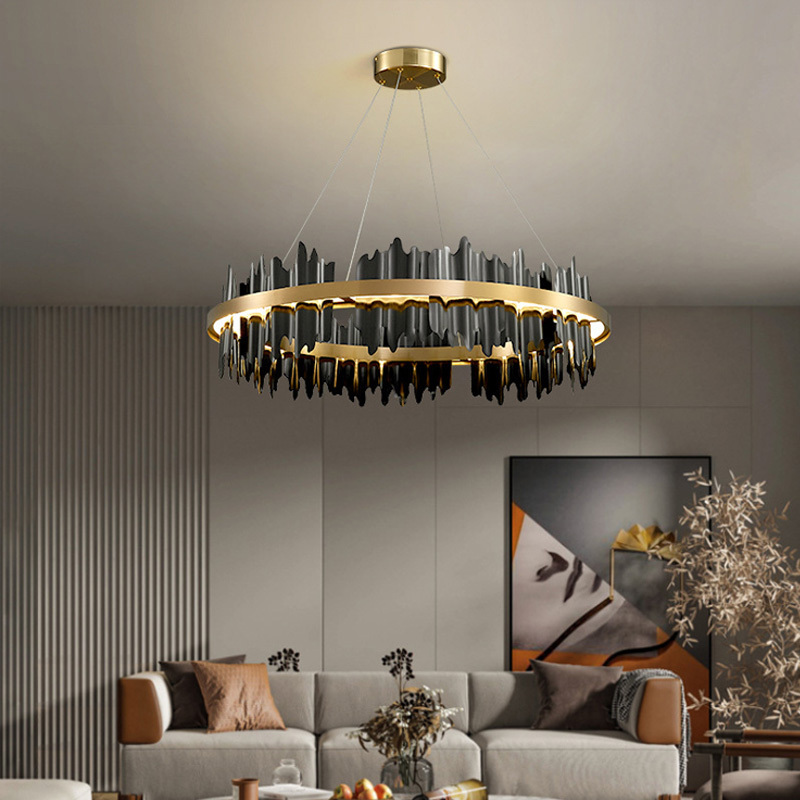 Modern Designer Metal Pendant Lamp Dining Table Kitchen Island Bedroom Bar Decoration Pendant Light Creative Chandelier