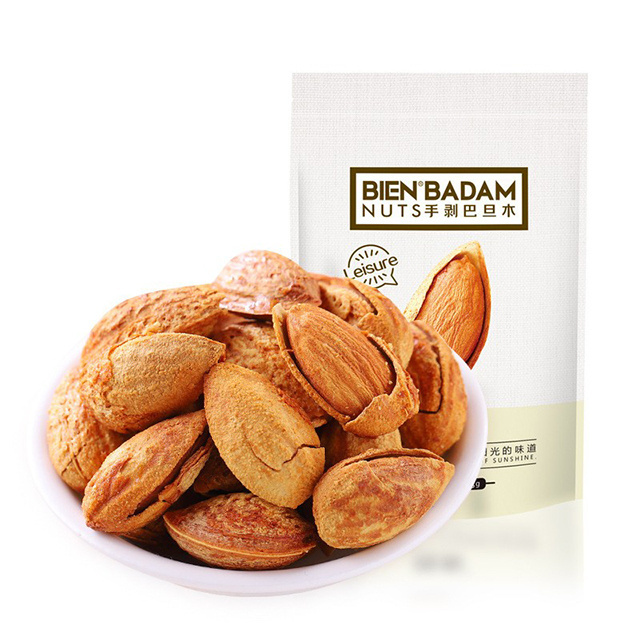 The factory directly supplies Chinese traditional nut thin shell cream and hand peeled almond renbatan wood