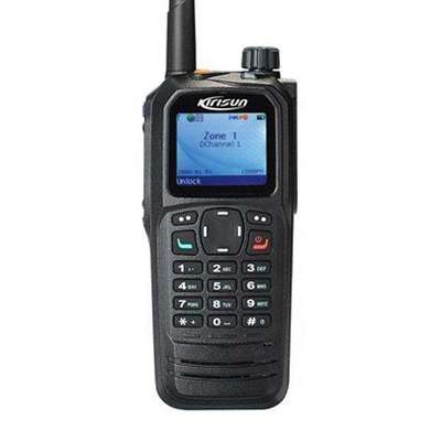 DP770 Kirisun GPS DMR Portable Two Way Radio Dual Band Handheld Walkie Talkie 100 mile Digital Intercom Mobile Radio