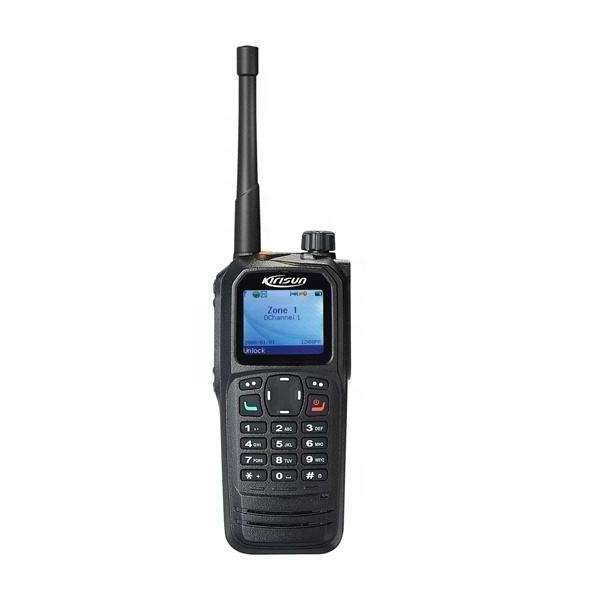 DP770 Kirisun GPS DMR Portable Two Way Radio Dual Band Handheld Walkie Talkie 100 mile Digital Intercom Mobile Radio