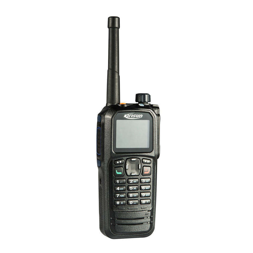 DP770 Kirisun GPS DMR Portable Two Way Radio Dual Band Handheld Walkie Talkie 100 mile Digital Intercom Mobile Radio