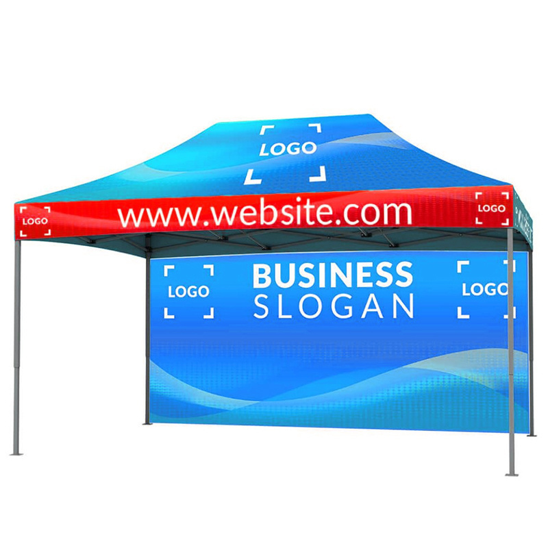 ZhongShi portable printed logo pop up 10x20 canopy tent heavy duty 3x6m aluminum folding gazbo tent