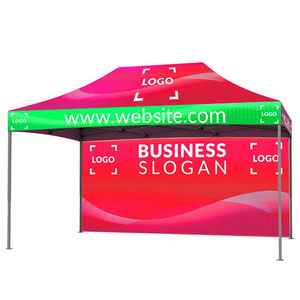 ZhongShi portable printed logo pop up 10x20 canopy tent heavy duty 3x6m aluminum folding gazbo tent