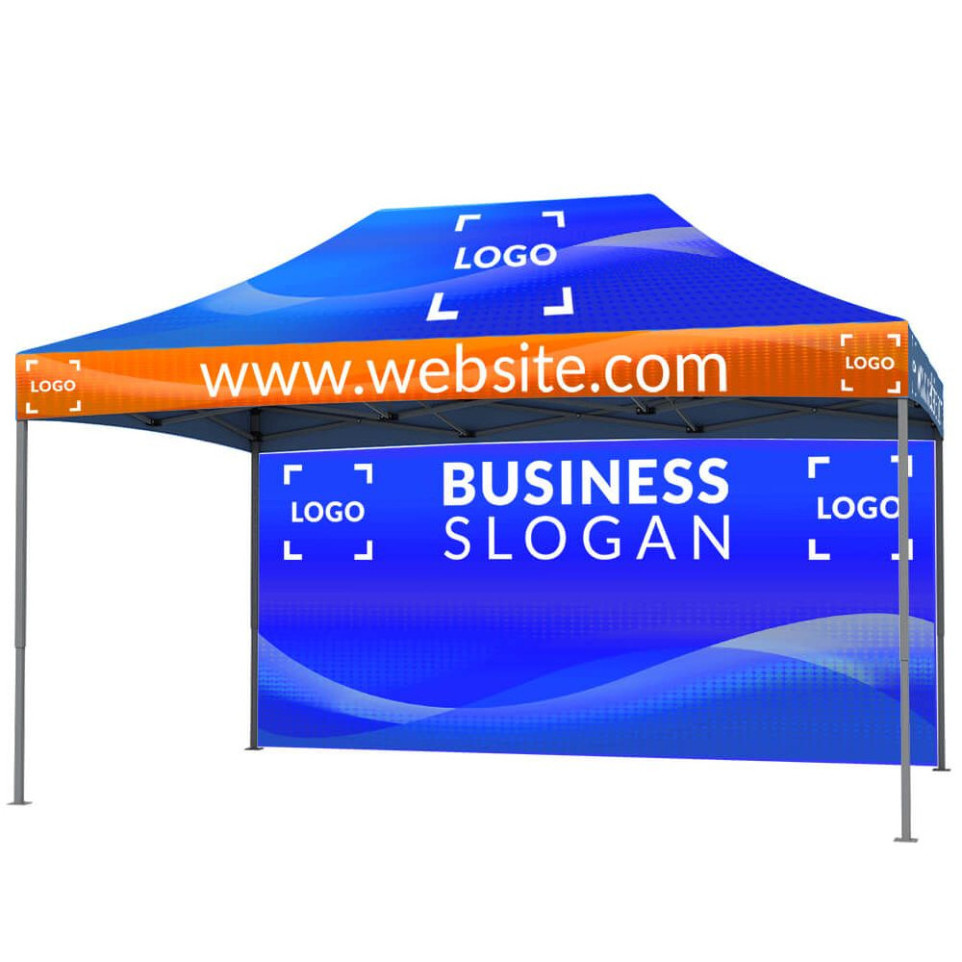 ZhongShi portable printed logo pop up 10x20 canopy tent heavy duty 3x6m aluminum folding gazbo tent