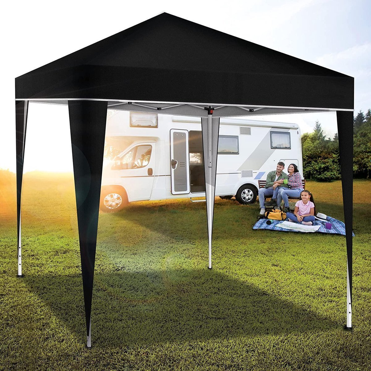 ZhongShi automatic canopy 10x20 10x10 pop up tents camping outdoor pop up tent with walls