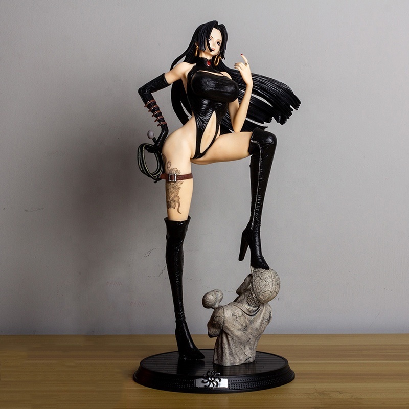 1/4 One Pieced Hentai Naked Figure GK Boa Hancock Action Toys Adult Anime Figures Model 49CM Sexy Girl Doll Manga Statue Figma