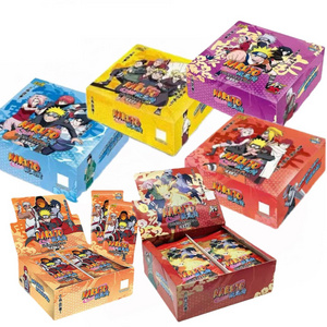 Narutos Collection Cards Wholesale Kayou Full Set Booster Box Uzumaki Uchiha Anime Playing Game Cards