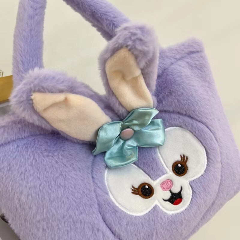 Cartoon Factory Sanrioed Tote Bag Wholesale Cartoon Soft Bag Melody Kuromi Plush Backpack Cinamoroll Handbags