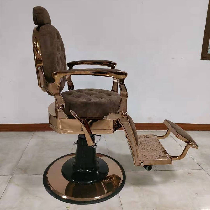 Parts styling for cheap backrest van de velde recling vintage heavy dutty metal frame customer old price pink used barber chair