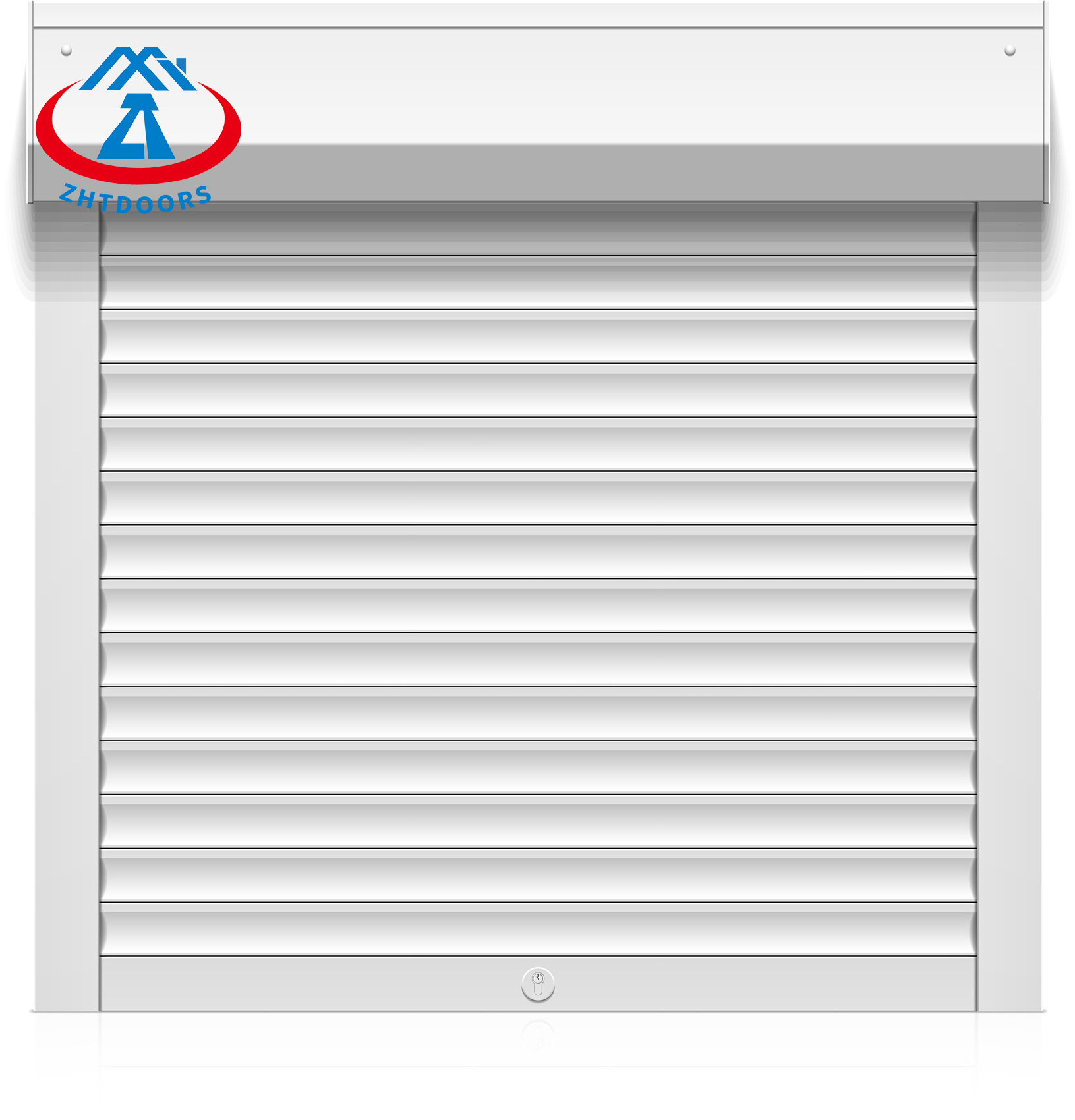 ZHTDOORS Direct selling automatic aluminium security waterproof horizontal roller shutters doors