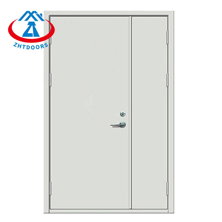 ZHTDOORS Factory Direct Sales Support Custom Made Sturdy Modern High Quality Swing Steel Fire Doors