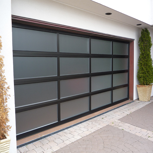 ZHTDOORS Most Trusted Manufacturer Of Modern Garage Doors Glass Tilt Garage Doors Carriage Garage Doors