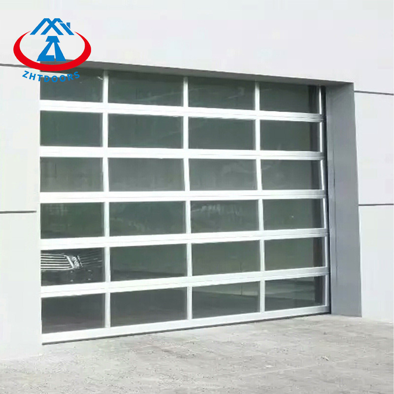 ZHTDOORS Customized New Stylish New Design House Plexiglass White Garage Door