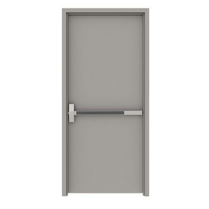 900mmWide*2200mmHigh Factory Price with Panice Bar 90 minutes Fire Resistance Fireproof Door