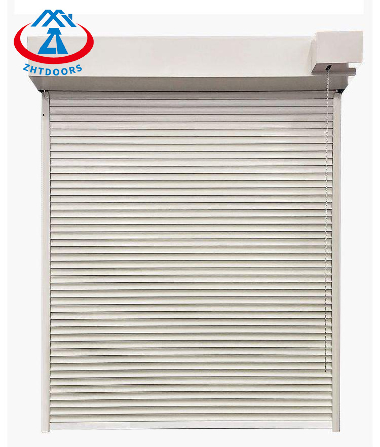 ZHTDOORS Direct selling automatic aluminium security waterproof horizontal roller shutters doors