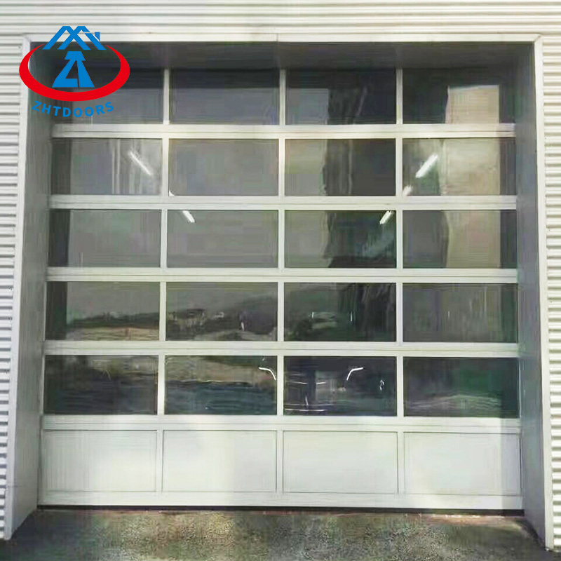 ZHTDOORS Customized New Stylish New Design House Plexiglass White Garage Door