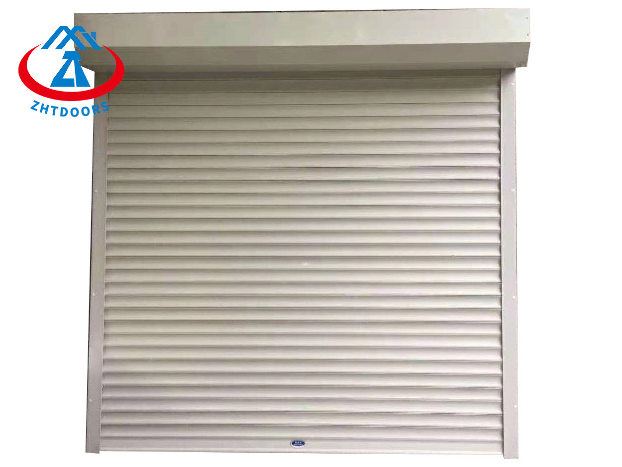 ZHTDOORS Direct selling automatic aluminium security waterproof horizontal roller shutters doors