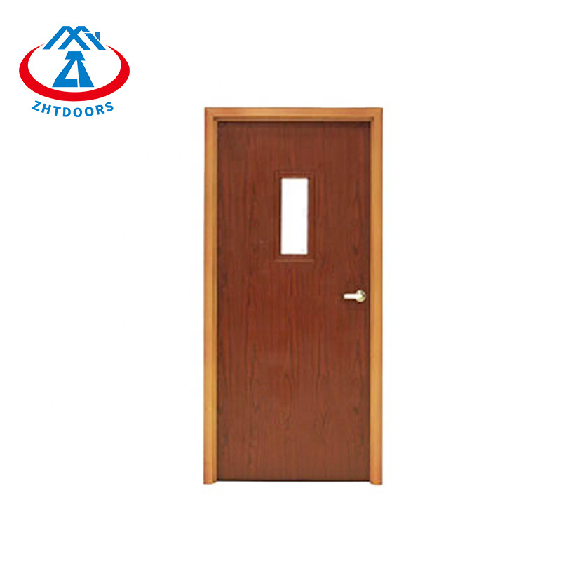 Bs Certificated Zhtdoors Direct Manufacturer High Durability Excellent Quality 45 90Min Fire Rated Laminate Wood Door Core