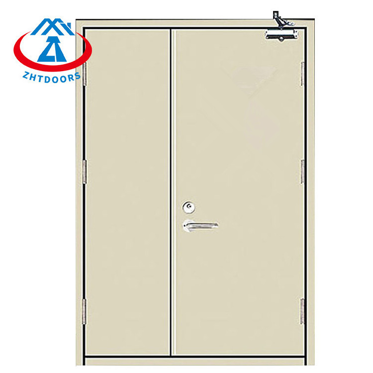 ZHTDOORS Factory Direct Sales Support Custom Made Sturdy Modern High Quality Swing Steel Fire Doors