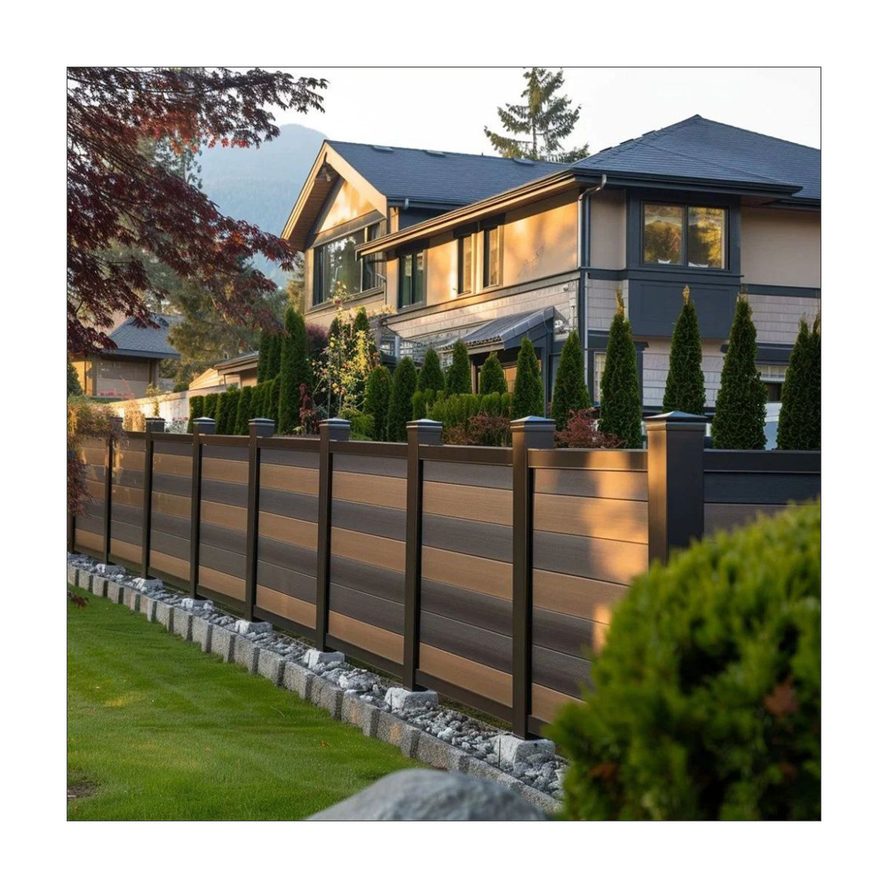 Wholesale Outdoor Garden Wood Plastic Composite WPC Fence Wall Panel