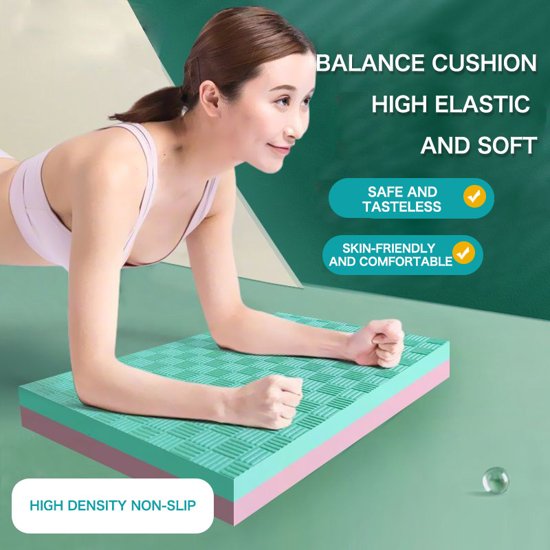 Thickened flat support pad portable household fitness silencing pad