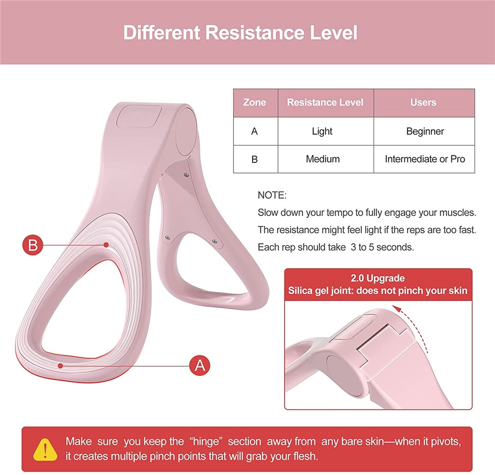 Pelvic Hip Trainer Thigh Master for Women Men Arms Legs Buttocks Strength Training Clip Sculptor Machine Applicable