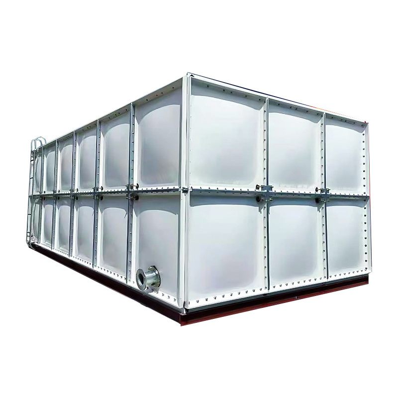 High Quality Smc Grp Storage Water Tank Sectional Assembled Reinforced Drainage Frp Water Tank