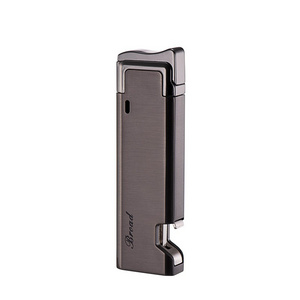 BD437 Windproof Single Flame Lighters Bottle Opener Smoking Accessories Metal Cigarette Cigar Torch Lighter