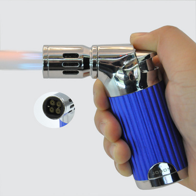 2019 Jobon Brand cool torch lighter for cigar butane refillable jet flame lighter