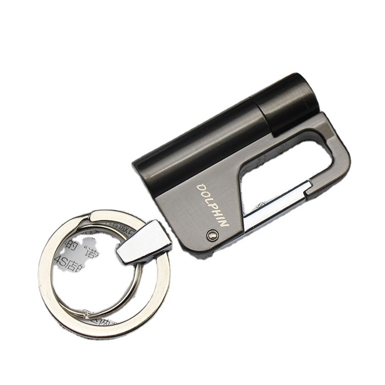 2019 Metal waterproof oil lighter for outdoor fashion keychain lighter