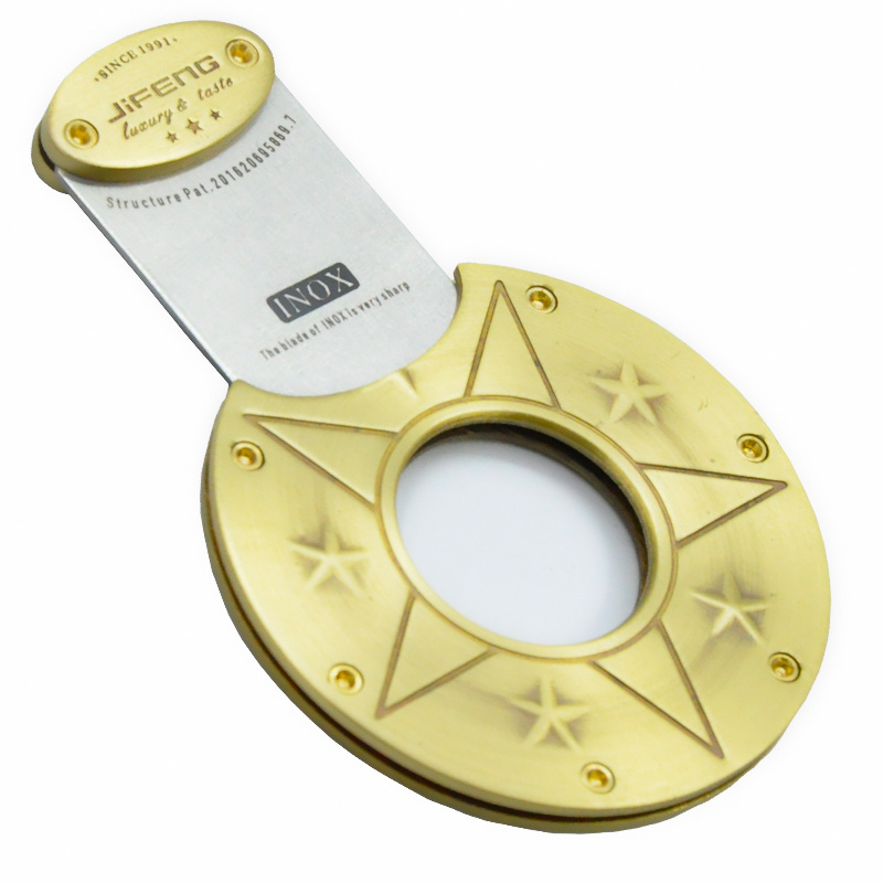 2019 stainless steel cut Round cigar cutter