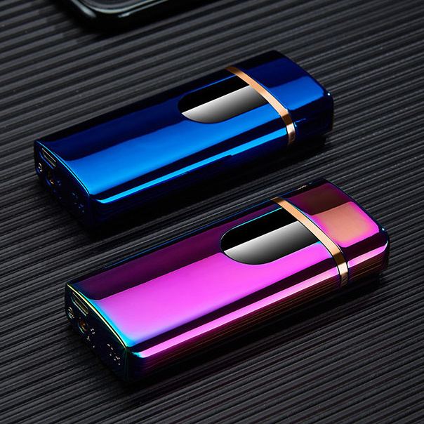 TH707 Touch sensing gas electric dual lighter gas USB charging electronic cigarette lighter gas electric dual high-grade