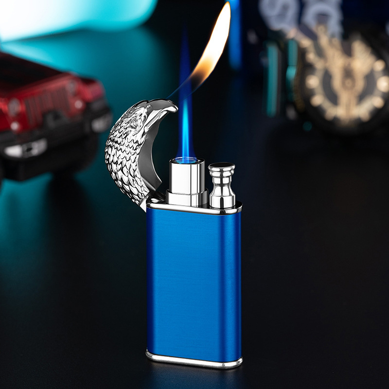 Party Supplies Novelty Eagle Jet Lighter Switchable Flame Windproof Cigarette Cigar Torch Lighters Smoking Accessories