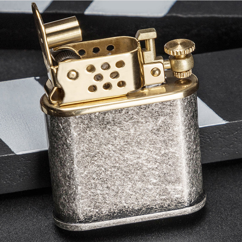 Factory direct ZORRO BRAND automatic ignition classic cigarette oil lighters good quality portable metal retro kerosene lighter