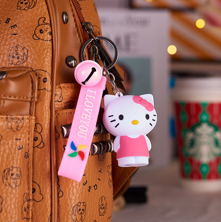 Party Supplies Novelty Cartoon Kitty Lighter Key Chain Cigarette Cigar Torch Lighters Smoking Accessories